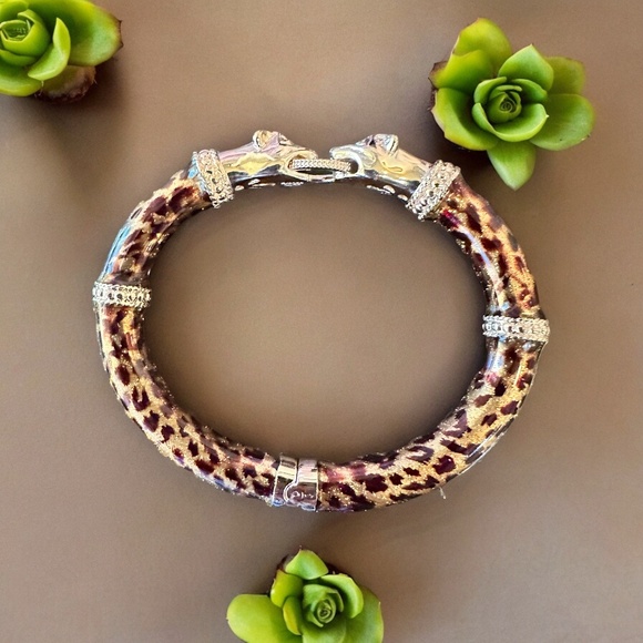 Milor Italy Jewelry - MILOR ITALY Jaguar Black Panther Bangle